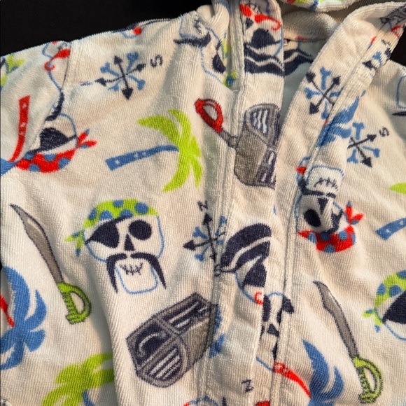 Colorful Pirate Pattern Kids' Robe - Picture 2 of 3
